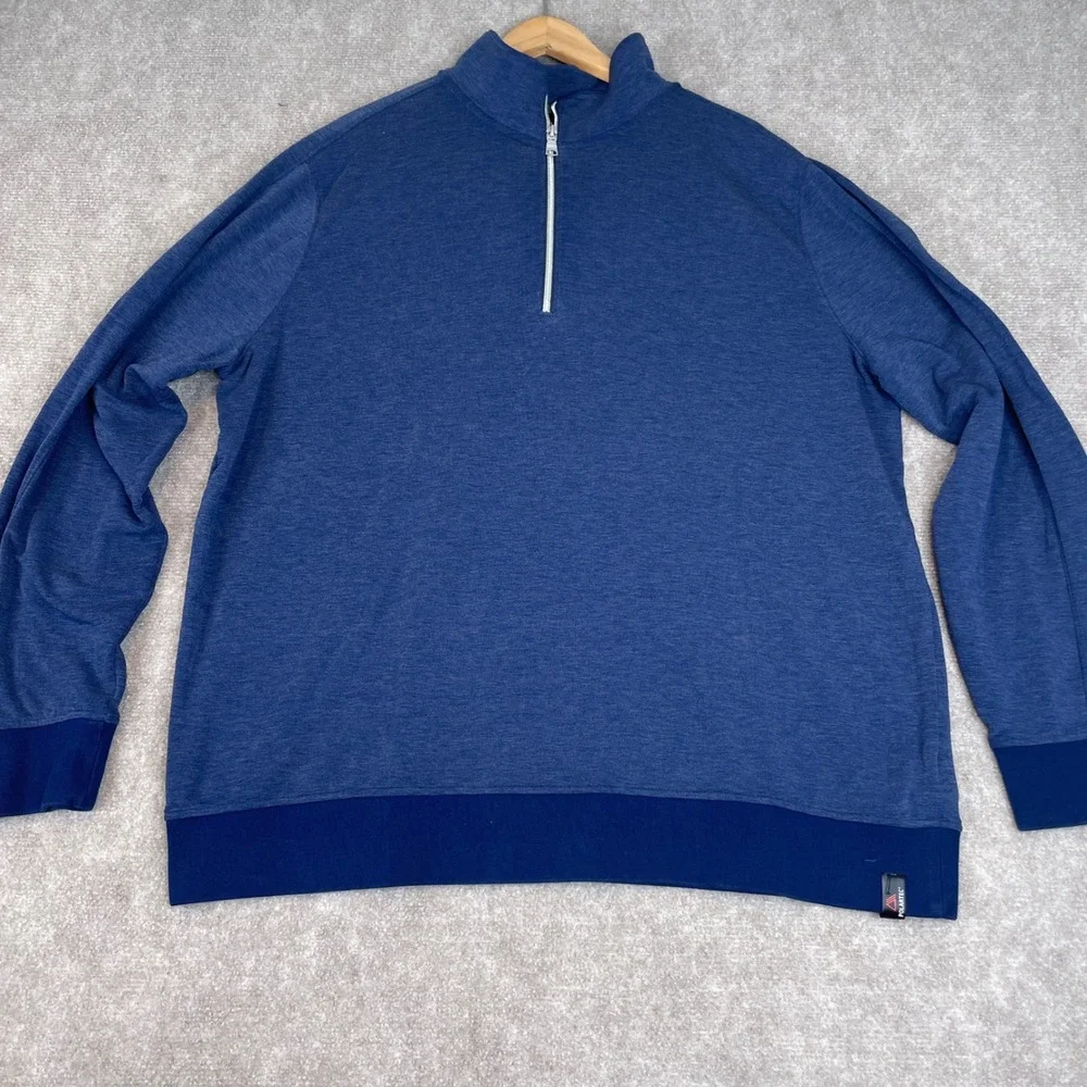 Banana‎ Republic Polartec Half Zip Pullover Sweatshirt Navy Blue XXL Mens